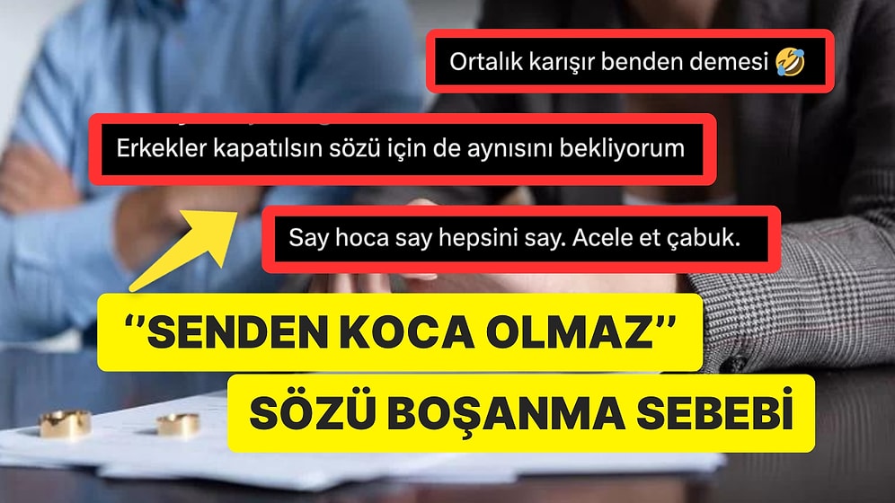Yargıtay Evli Kadının "Senden Koca Olmaz" Lafını Boşanma Sebebi Sayınca Olanlar Oldu