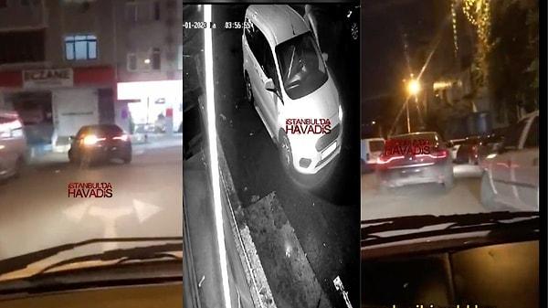 Olay akşam saatlerinde Bayrampaşa'da meydana geldi. Bir aracın başında duran üç kişiden şüphelenen bir vatandaş, şahısları takibe aldı.