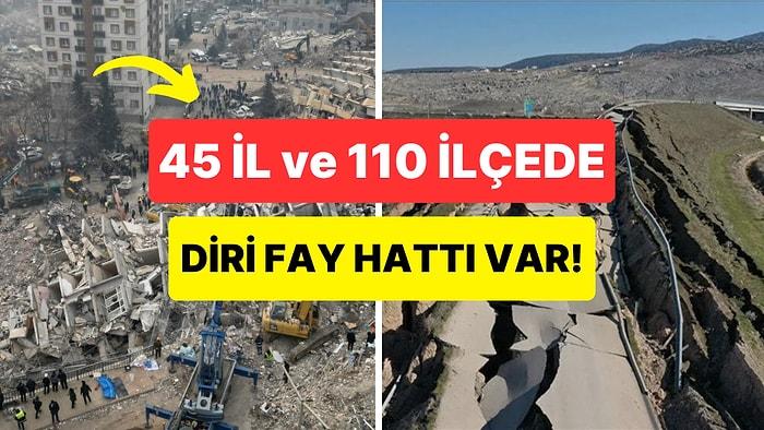 Türkiye Diri Fay Hatları Haritası: MTA Diri Fay Haritasında Hangi İller ve İlçeler Var?
