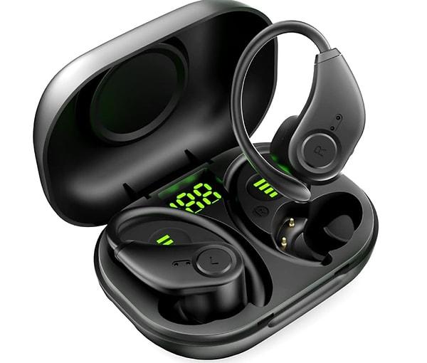 1. Bluedio Kablosuz Kulaklık, S6 Bluetooth 5.1 Kulak Kancalı Spor Kulaklık
