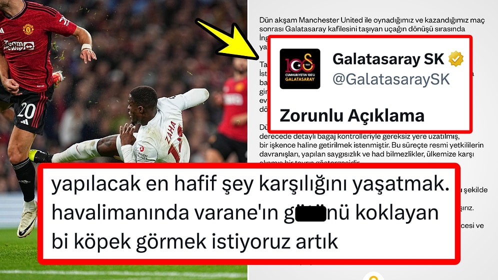 Galatasaray'dan Açıklama: Yenilgiyi Hazmedemeyen İngilizlerden Temsilcimize Çirkin Muamele