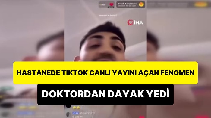 Hastanede TikTok Canlı Yayını Açan Fenomen Doktordan Dayak Yedi