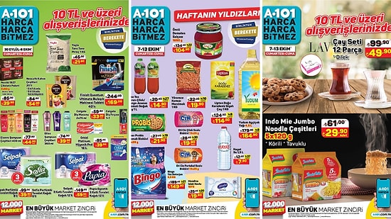 7 - 13 Ekim 2023 A101 Haftanın Yıldızları Kataloğu