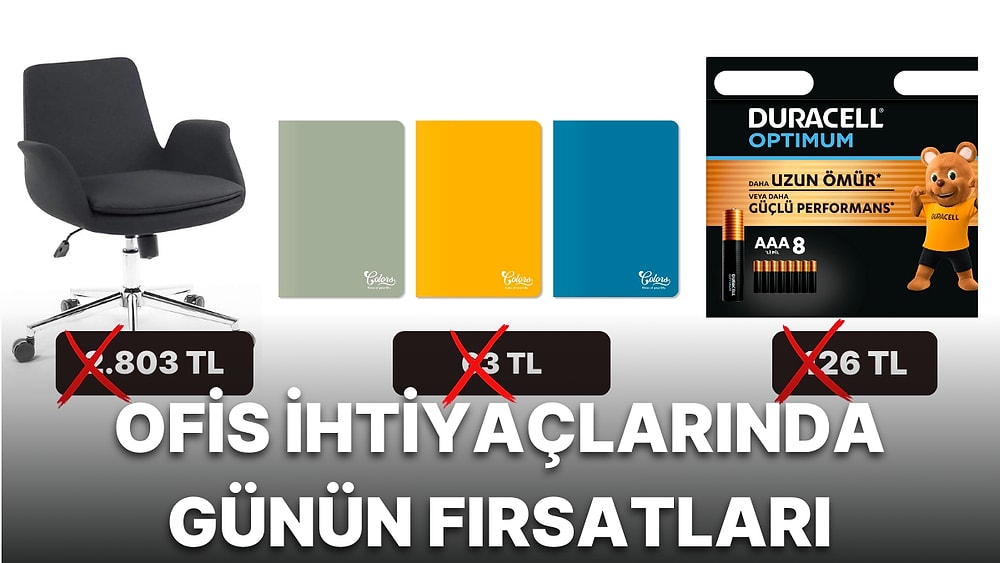 Ofis İhtiyaçlarınıza Özel Günün İndirimli Flaş Fırsat Ürünleri