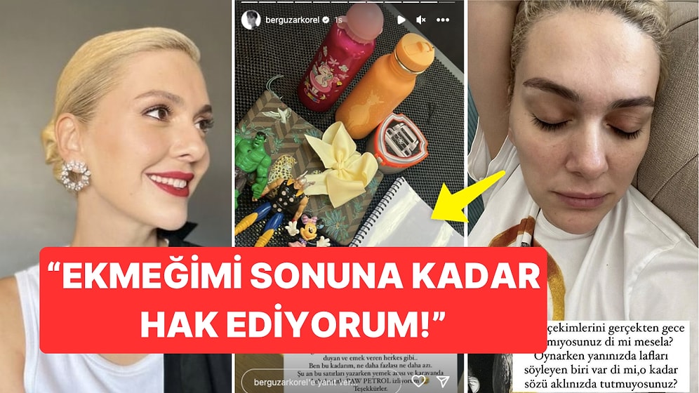 Set Yoğunluğu Paylaşımlarıyla Tepki Çeken Bergüzar Korel'den Kendisini Eleştirenlere Sert Yanıt!