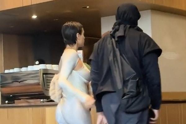 Bir kafede vakit geçiren Türk bir kadın, kafeye Kanye West ve kız arkadaşının girdiğini gördü.
