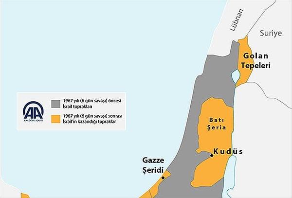 Gazze Şeridi nerede?