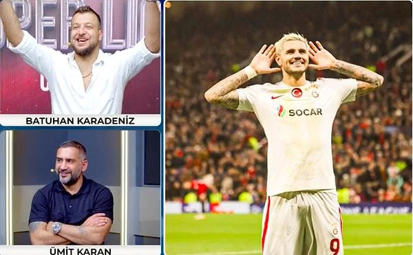 Ardından Icardi için "Taşardi" tezahüratını yapan Karadeniz, "Bu Galatasaray'ın resmi sponsoru Nike'a sesleniyorum. Şunları astarlı yapın!" dedi.