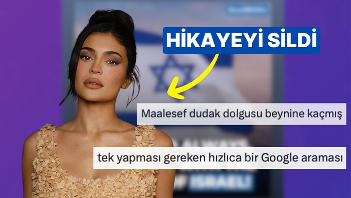 İsrail'i Desteklediği Bir Hikaye Paylaşımı Yapan Kylie Jenner Tepkilerin Odağında