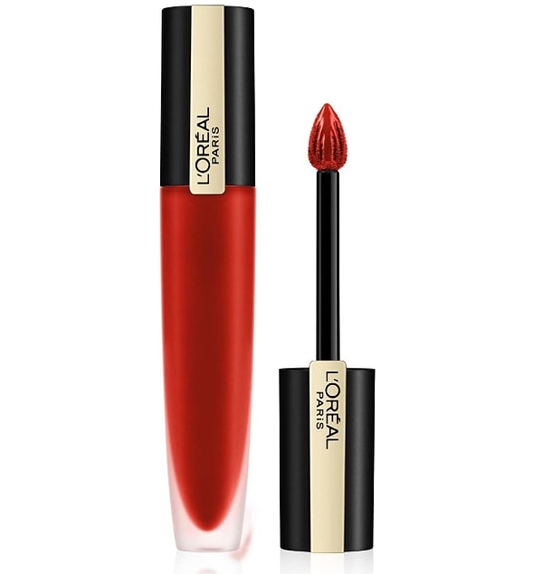 8. L'Oréal Paris Rouge Signature Likit Mat Ruj 115 I Am Worth It