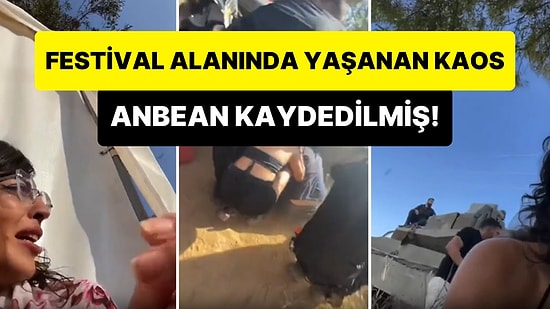 Bir Partiden Hayatta Kalma Mücadelesine: İsrail'deki Müzik Festivalinde Yaşananlar Anbean Kaydedilmiş!