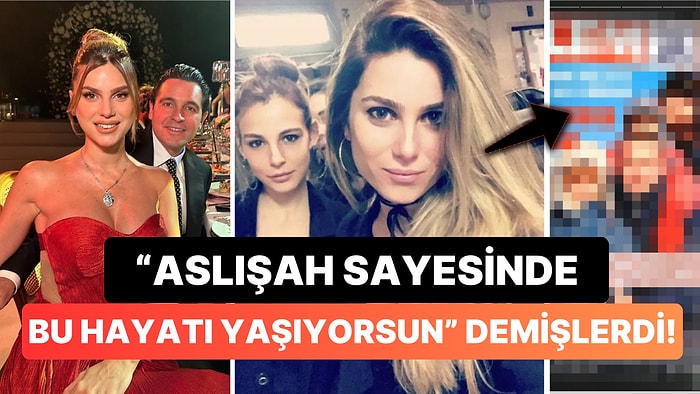 Koşun, Kaos Var! Aslışah Alkoçlar, Eski Dostu Nazlı Sabancı'ya Şok Etkisi Yaratacak Bir Gönderme Yaptı