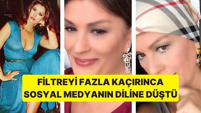 Yeşilçam'ın Güzellerinden Gülşen Bubikoğlu Filtreyi Fazla Kaçırınca Sosyal Medyanın Diline Düştü