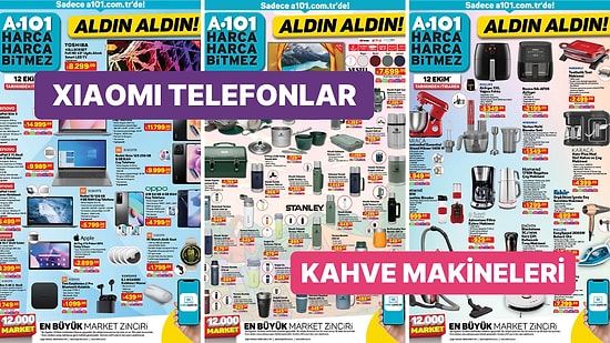 A101'e Mobil TV ve Stanley Termos Çeşitleri Geliyor! 12 Ekim 2023 A101 İnternete Özel Aldın Aldın Kataloğu