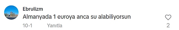 10. Peki 1 Türk lirası ile su alabiliyor muyuz? 😅