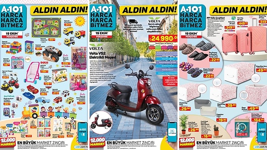 A101'e Hurç Çeşitleri Geliyor! 19 Ekim 2023 A101 Aldın Aldın Kataloğu