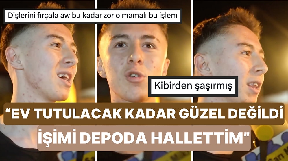 Bir Sokak Röportajında Konuşan Genç Her Cümlesiyle Sinirlerinizi Altüst Edecek