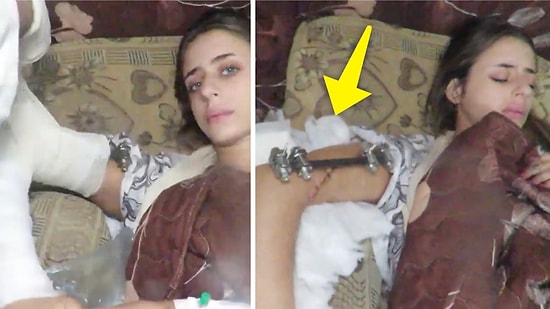 Hamas, İsrailli Kadın Rehinenin Tedavi Edildiği Anları Paylaştı