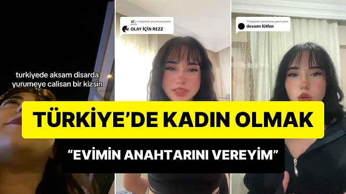 Türkiye'de Kadın Olmak: Kaldırımda Oturan Gencin Yanına Gelip 'İstiyorsan Evimin Anahtarını Vereyim' Dedi