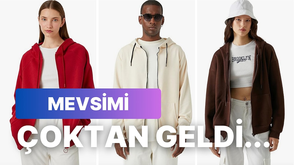 Sonbaharın Olmazsa Olmazı Fermuarlı Sweatshirt Modelleri