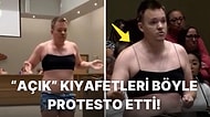 Çocuklarının Gittiği Okuldaki Yeni Kıyafet Politikasını "Crop Top" Giyerek Protesto Eden Adam Tepki Çekti!