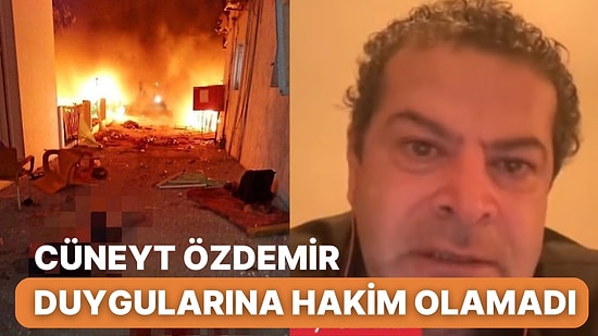 Gazze'de El-Ehli Baptist Hastanesi'ne Yapılan Saldırıyla İlgili Konuşan Cüneyt Özdemir Gözyaşlarını Tutamadı
