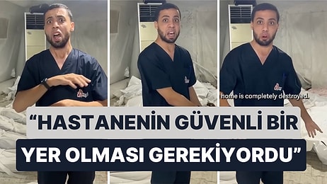 Bir Doktor Hayatını Kaybedenlerin Bedenleri Arasında Ağlayarak Açıklama Yaptı: "Bu İnsani Krizi Durdurun"