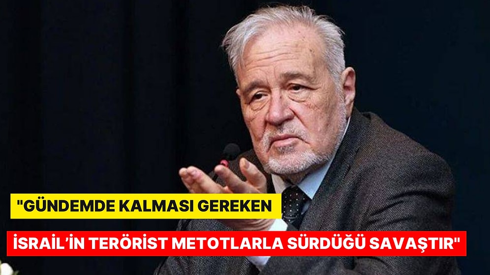 İlber Ortaylı: ''Tarihteki Hiçbir Ülke Gazze Kadar Küçük Yüzölçümüyle Bu Kadar Trajedi Yaşamış Değildir''
