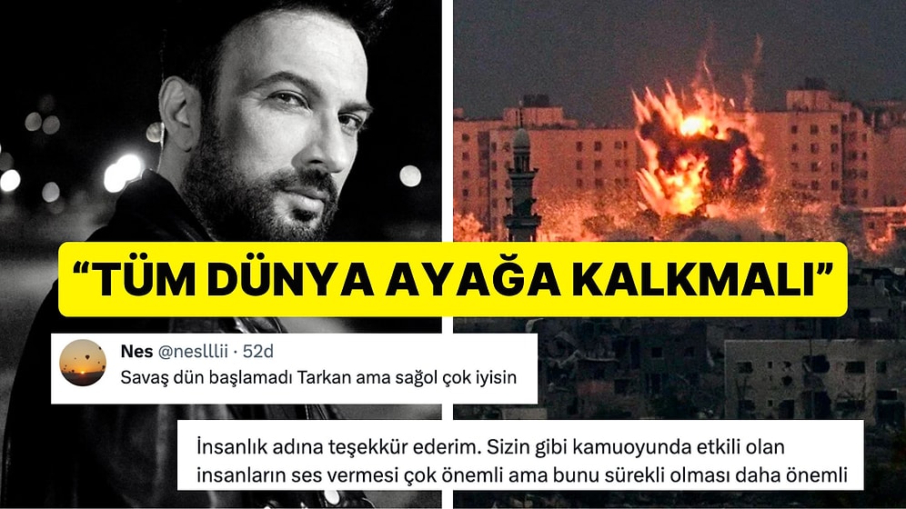 Megastar Tarkan'dan Gazze'yle İlgili Dikkat Çeken Paylaşım: "Tüm Dünya Ayağa Kalkmalı"