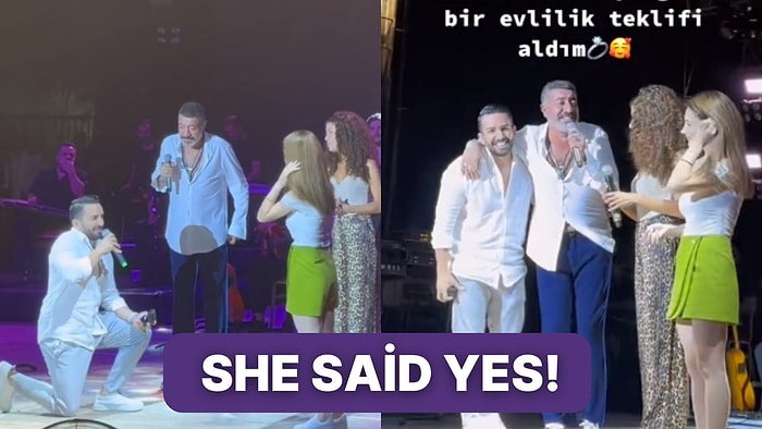 Sevgilisini Hakan Altun Konserinde Sahneye Çıkarıp Evlilik Teklifi Yapan Adam TikTok'ta Viral Oldu