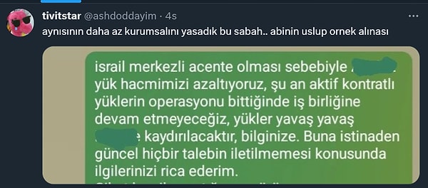 Twitter'da bir hesabın da Instagram story'lerini paylaşmasıyla yorumlar görüldü.