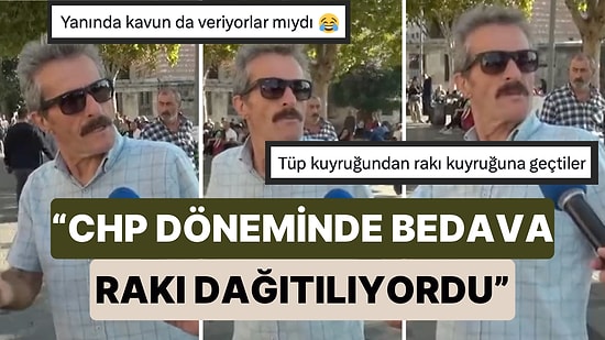 Bir Vatandaş CHP Döneminde Taksim Meydanı'nda Bedava Rakı Kuyruğu Oluştuğunu İddia Etti