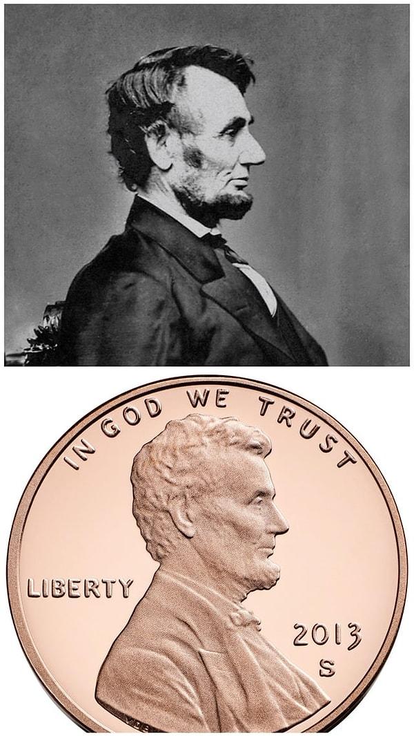 11. Abraham Lincoln'un paraların üzerinde bulunan fotoğrafının orijinali👇