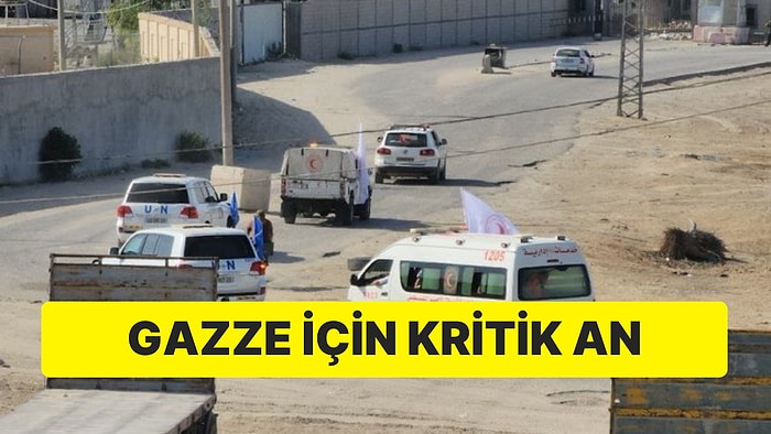 Gazze İçin Kritik An: Mısır’dan İlk Yardımlar Kente Girdi