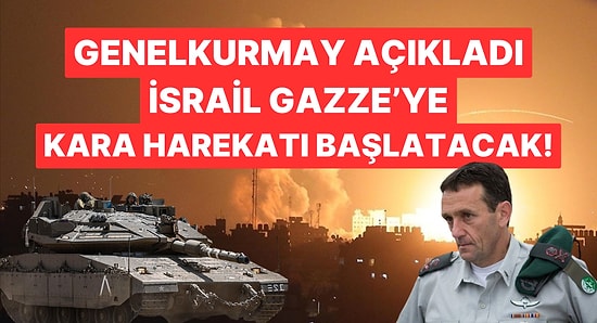 İsrail Gazze'ye Girecek! Kararı İsrail Genelkurmay Başkanı Açıkladı