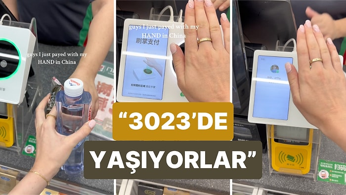 Bir Kadının Sadece Elini Kullanarak Ödeme Yaptığı Anlar Çin'in Bizden 1000 Yıl İlerde Yaşadığını Gösterdi