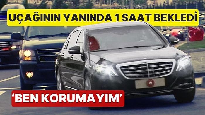 Erdoğan'ın Konvoyuna Sahte Çakarlı Araç Girdi İddiası! Uçağının Yanında Bir Saat Bekledi