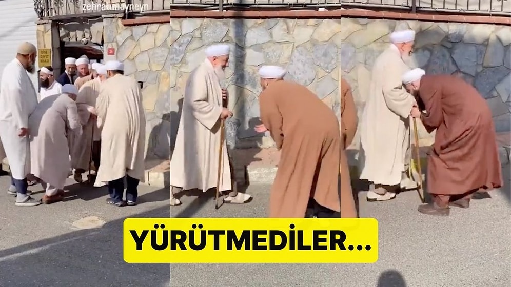 Yürütmediler... Müritler, Şeyhin Elini Öpmek İçin Birbiriyle Yarıştı!
