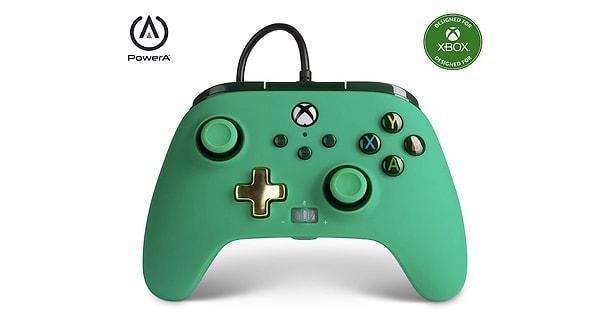 15. Xbox Series X|S için geliştirilmiş kablolu PowerA Controller - Yeşil