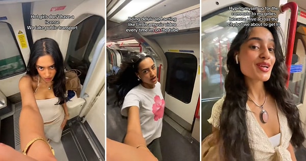 Sabrina Bahsoon isimli bir TikTok kullanıcısı, Londra metrosunda çektiği dans videoları ile birden bire gündem oldu ve videoları çok sevildi!