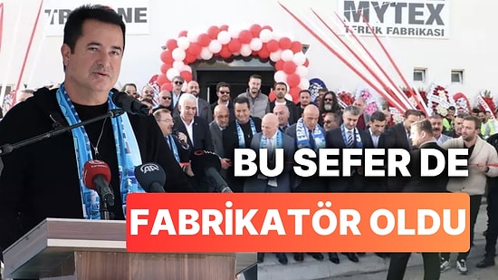 Dur Durak Bilmeyen İş İnsanı Acun Ilıcalı Bu Sefer de Fabrikatör Olmaya Karar Verdi