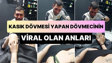 Kadın Müşterisine Kasık Dövmesi Yaptığı Anları Paylaşan Dövmecinin Viral Olan Paylaşımı