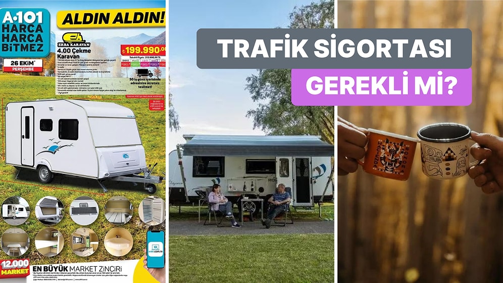 A101'e Gelen Çekme Karavanı Satın Alacak Kişilere Öneriler