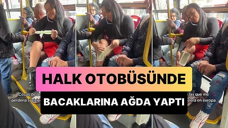 Kimseye Aldırış Etmeden Halk Otobüsünde Bacaklarına Ağda Yapan Sülalesi Rahat Kadın