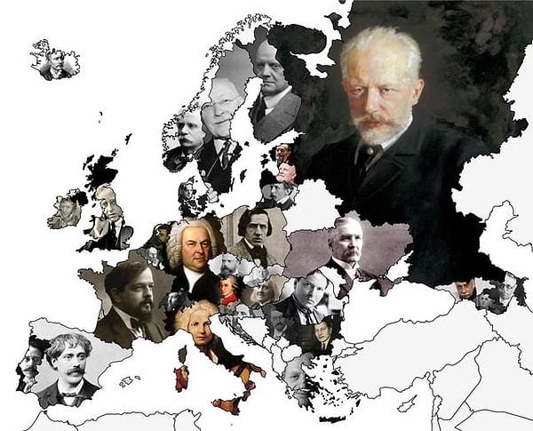 5. Avrupa'nın en ünlü bestecileri.