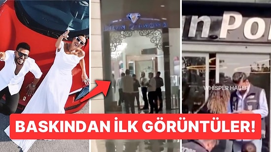 Dilan Polat ve Engin Polat'ın Şirketlerine Yapılan Baskına Ait Görüntüler Ortaya Çıktı!