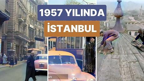 1957 Yılının İstanbul'unda Çekilmiş Bu Görüntüler Sizi Geçmişe Küçük Bir Yolculuğa Çıkaracak