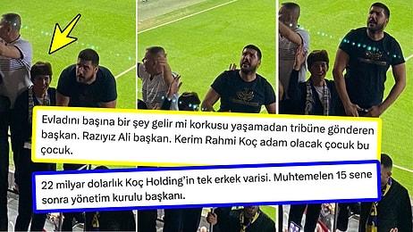 Ali Koç'un Oğlu Kerim Rahmi Koç Fenerbahçe Taraftar Grubu Okul Açık ile Karşılaşmayı İzlemesine Gelen Tepkiler