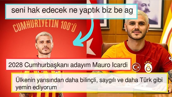 Cumhuriyetimizin 100. Yılına Özel Paylaşımda Bulunan Mauro Icardi, Bir Kez Daha 'Aşkın Olayım' Dedirtti