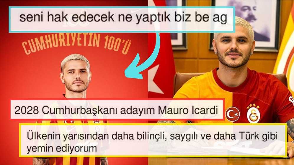 Cumhuriyetimizin 100. Yılına Özel Paylaşımda Bulunan Mauro Icardi, Bir Kez Daha 'Aşkın Olayım' Dedirtti